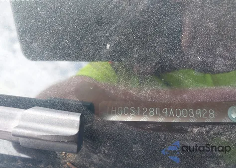 2009 Honda Accord Exl из США, поврежденный, VIN 1HGCS12849A003928